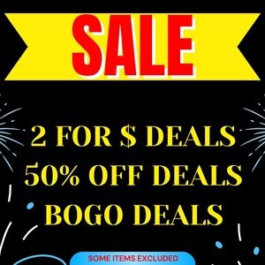 Massive Sale Graphic - Blue & Yellow Promotional Poster